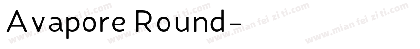 Avapore Round字体转换